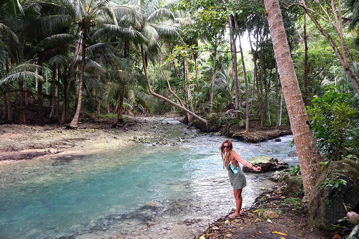 Trilha Kawasan Falls